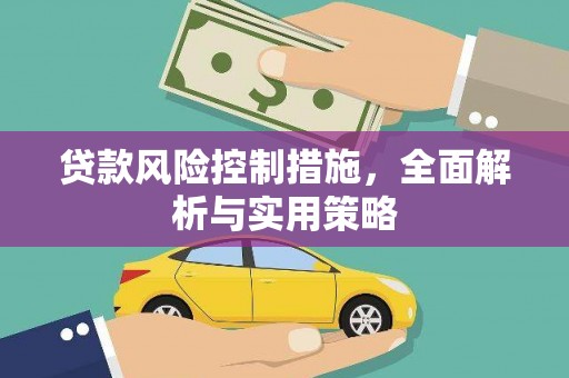 赵县贷款风险控制措施，全面解析与实用策略