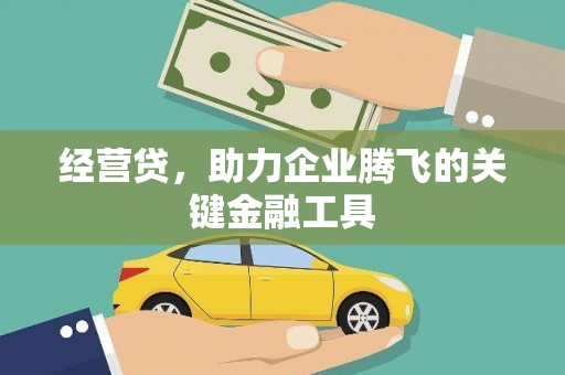 赵县经营贷，助力企业腾飞的关键金融工具