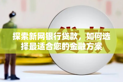 赵县探索新网银行贷款，如何选择最适合您的金融方案
