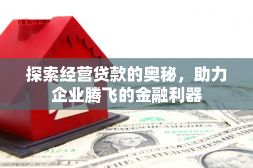 赵县探索经营贷款的奥秘，助力企业腾飞的金融利器