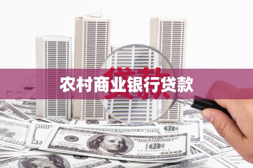 赵县农村商业银行贷款