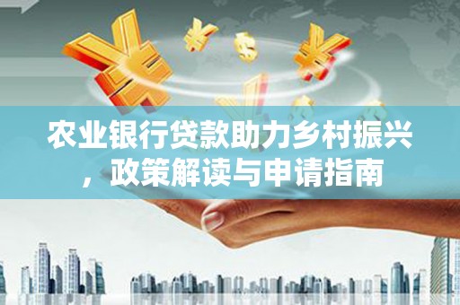 赵县农业银行贷款助力乡村振兴，政策解读与申请指南