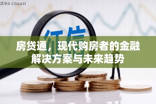 赵县房贷通，现代购房者的金融解决方案与未来趋势