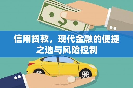 赵县信用贷款，现代金融的便捷之选与风险控制