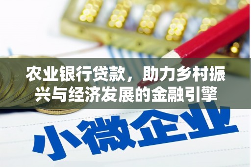 赵县农业银行贷款，助力乡村振兴与经济发展的金融引擎