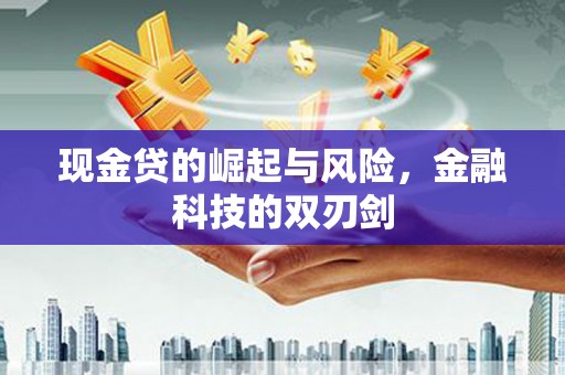 赵县现金贷的崛起与风险，金融科技的双刃剑