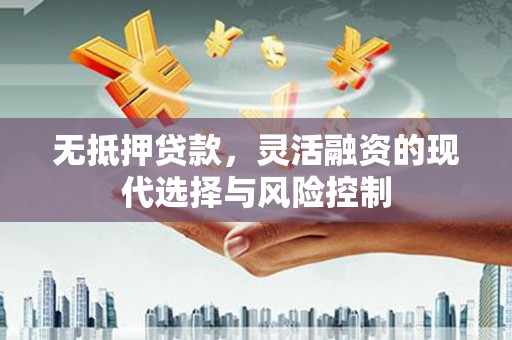 赵县无抵押贷款，灵活融资的现代选择与风险控制