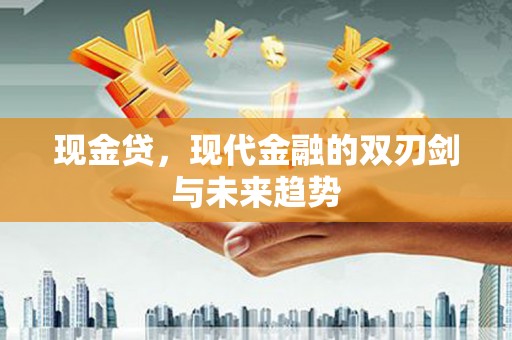 赵县现金贷，现代金融的双刃剑与未来趋势