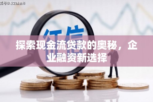 赵县探索现金流贷款的奥秘，企业融资新选择