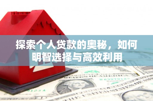 赵县探索个人贷款的奥秘，如何明智选择与高效利用