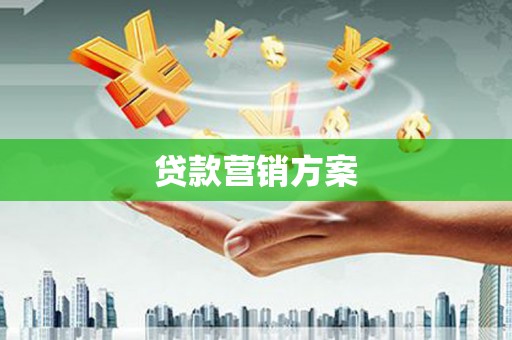 赵县贷款营销方案