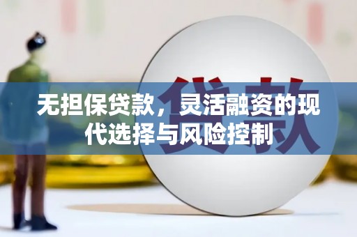 赵县无担保贷款，灵活融资的现代选择与风险控制