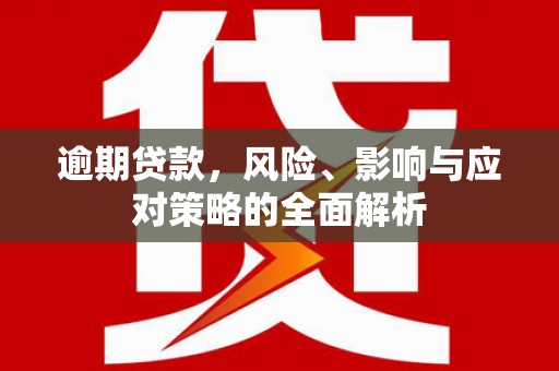赵县逾期贷款，风险、影响与应对策略的全面解析