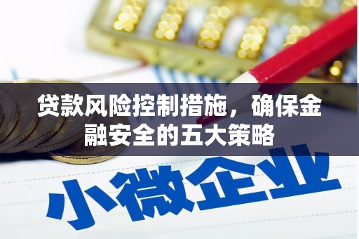 赵县贷款风险控制措施，确保金融安全的五大策略