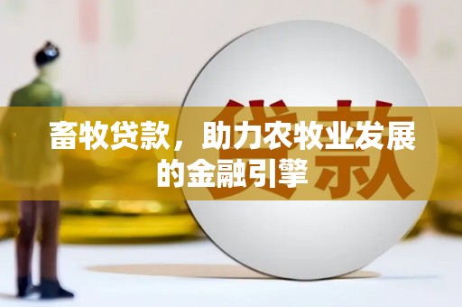 赵县畜牧贷款，助力农牧业发展的金融引擎