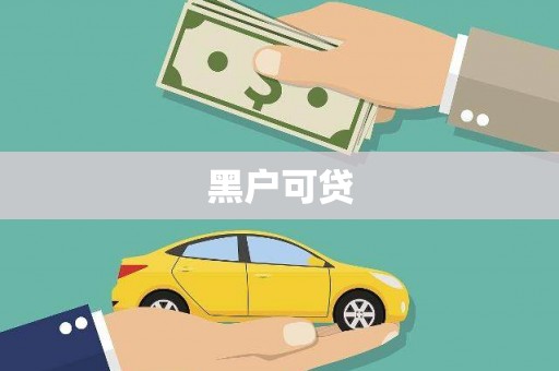 赵县黑户可贷