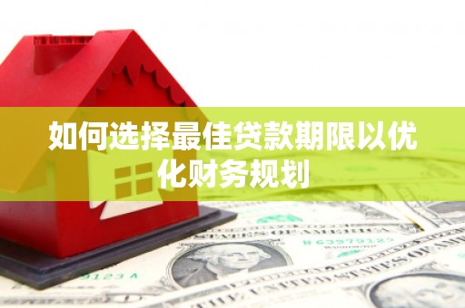 赵县如何选择最佳贷款期限以优化财务规划