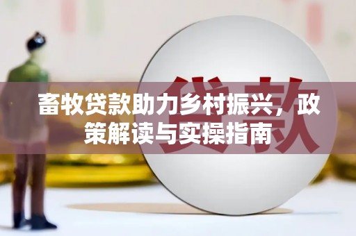 赵县畜牧贷款助力乡村振兴，政策解读与实操指南