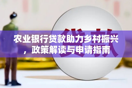 赵县农业银行贷款助力乡村振兴，政策解读与申请指南