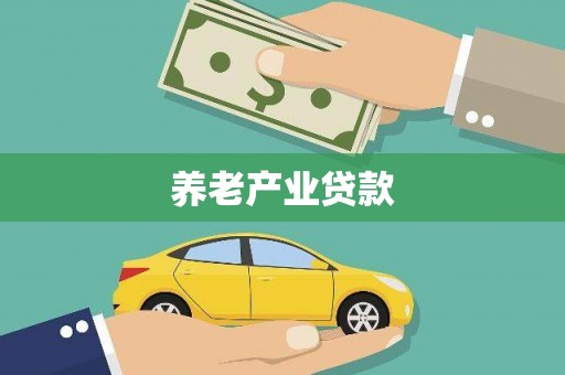 赵县养老产业贷款