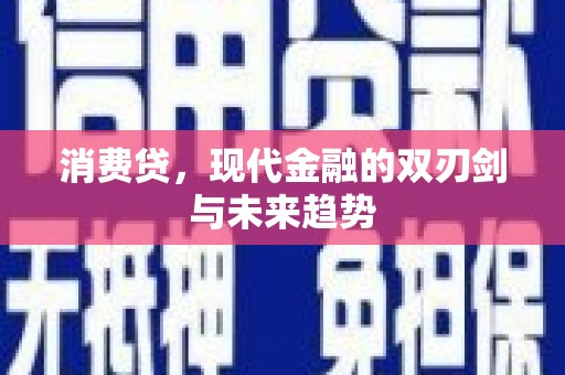 赵县消费贷，现代金融的双刃剑与未来趋势