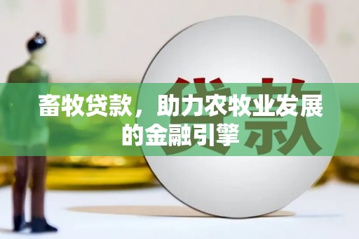 赵县畜牧贷款，助力农牧业发展的金融引擎