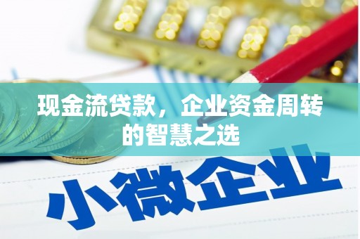 赵县现金流贷款，企业资金周转的智慧之选