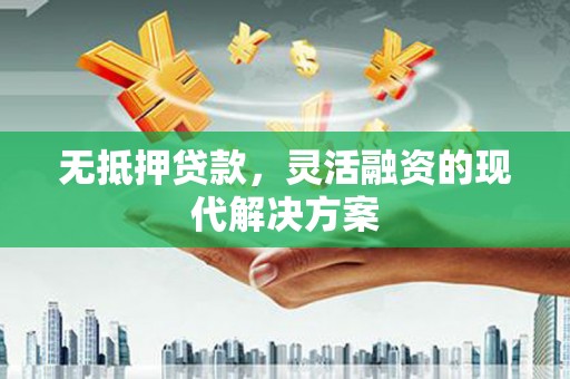 赵县无抵押贷款，灵活融资的现代解决方案