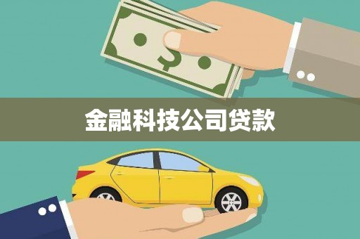 赵县金融科技公司贷款