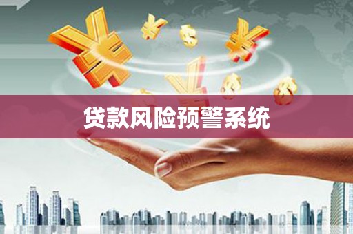 赵县贷款风险预警系统